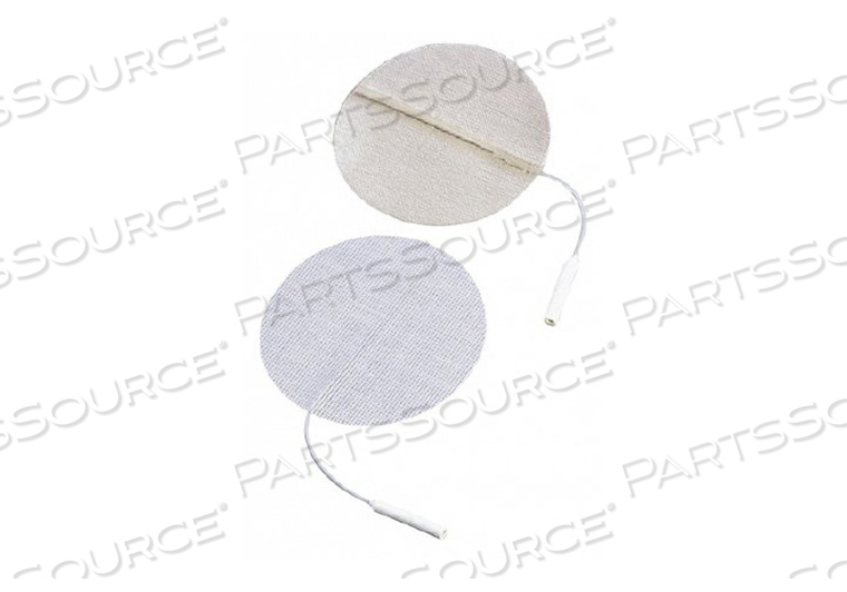 PREMIUM SELF-ADHESIVE ELECTRODE, 1.25 IN DIA, STAINLESS STEEL MESH, CLOTH BACKING, BLUE, ROUND by Chattanooga Group (A DJO Company)