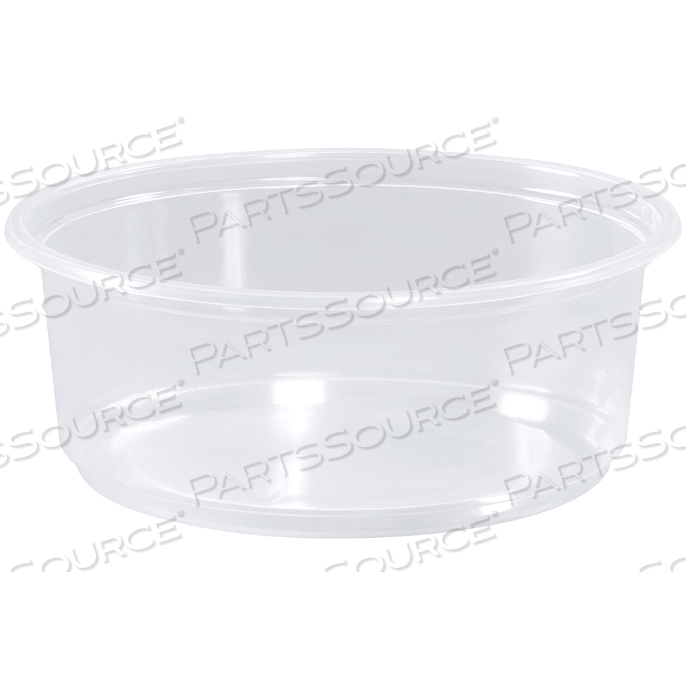 DELI CONTAINERS, 8 OZ., 4 1/2" X 1 3/4", CLEAR, 500/CASE by BOX Partners (Box Acquisitions, LLC)