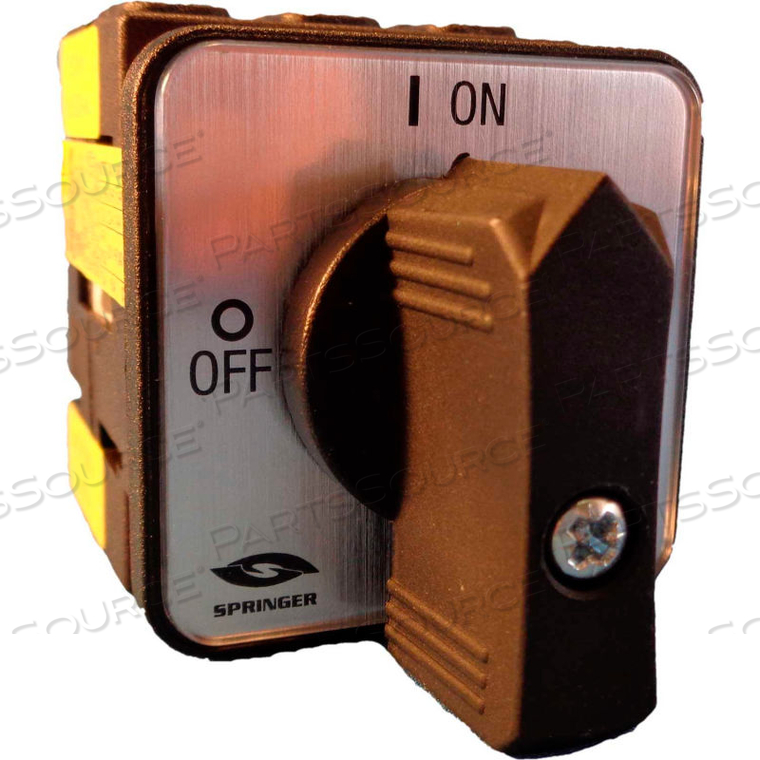 MERZ, 40A, 3-POLE, DISCONNECT SWITCH, BLACK/GREY, FRONT-MOUNT,LOCKABLE by Springer Controls Co. Inc MERZ, 40A, 3-POLE, DISCONNECT SWITCH, BLACK/GREY, FRONT-MOUNT,LOCKABLE by Springer Controls Co. Inc