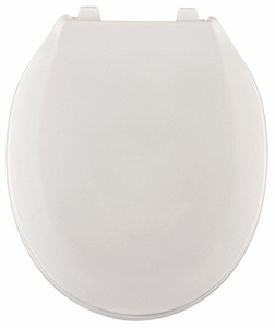 TOILET SEAT ROUND BOWL OPEN FRONT WHITE by Centoco