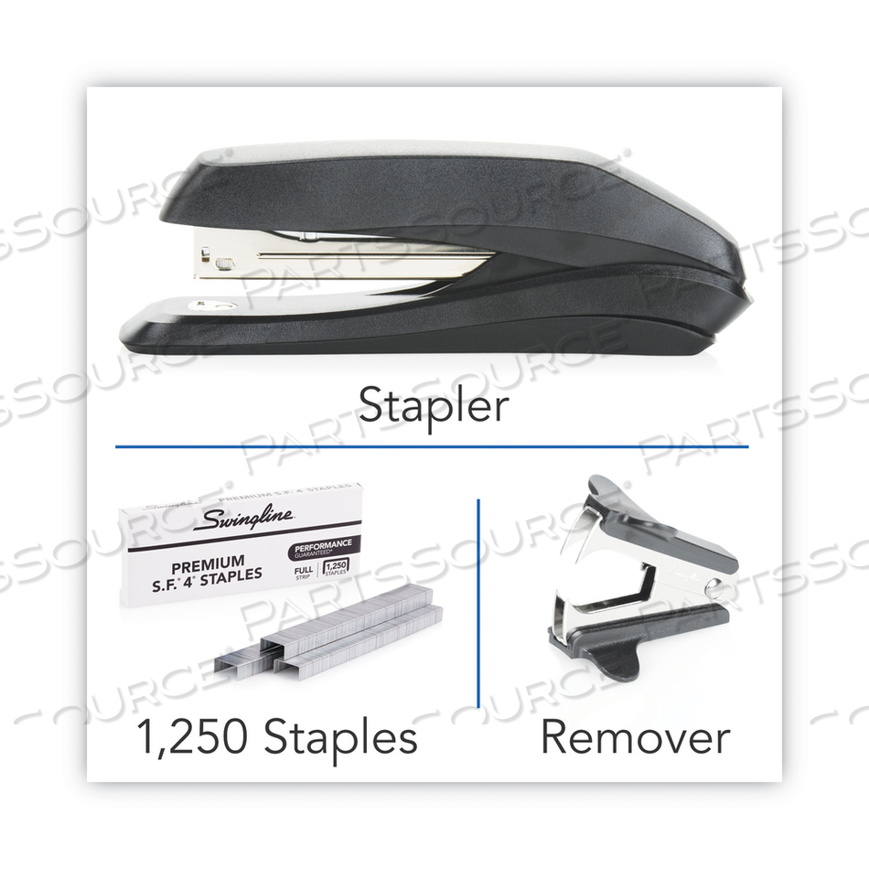STANDARD STAPLER VALUE PACK, 15-SHEET CAPACITY, BLACK by Swingline GBC