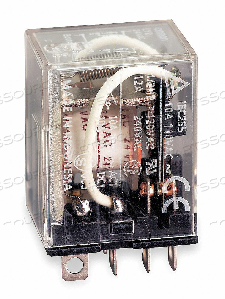 H8009 GEN PURPOSE RELAY 8 PIN SQUARE 12VDC by Omron - Electronic Division