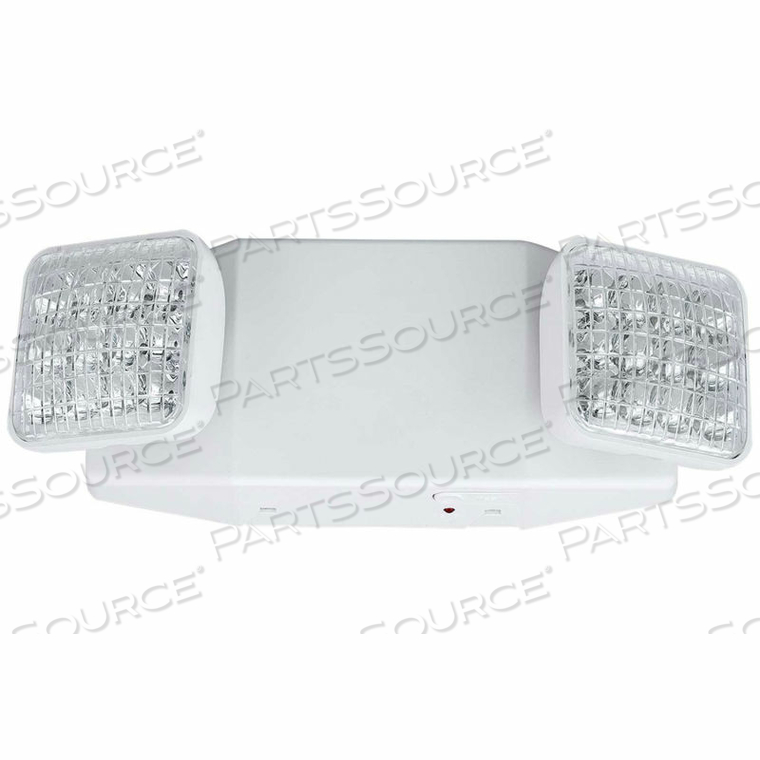 COMPASS LIGHTING LED EMERGENCY LIGHT W/REMOTE CAP, SQUARE HEADS, WHITE, DAMP LOCATION by Hubbell Power Systems COMPASS LIGHTING LED EMERGENCY LIGHT W/REMOTE CAP, SQUARE HEADS, WHITE, DAMP LOCATION by Hubbell Power Systems