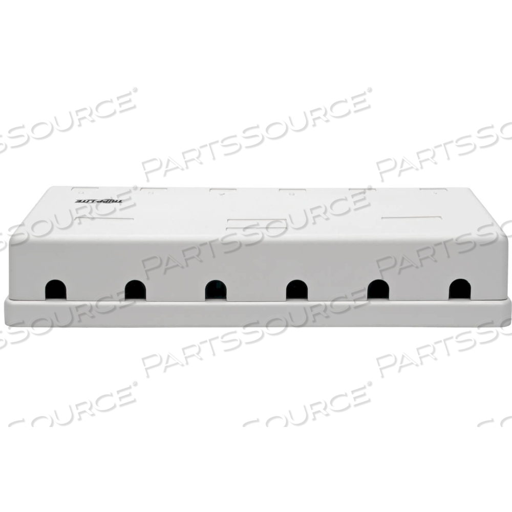 CAT6 SURFACE-MOUNT BOX 6-PORT UNSHIELDED 110 IDC PUNCHDOWN RJ45 by Tripp Lite CAT6 SURFACE-MOUNT BOX 6-PORT UNSHIELDED 110 IDC PUNCHDOWN RJ45 by Tripp Lite