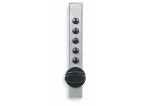 MECHANICAL LOCK SATIN CHROME 5 BUTTON by Kaba