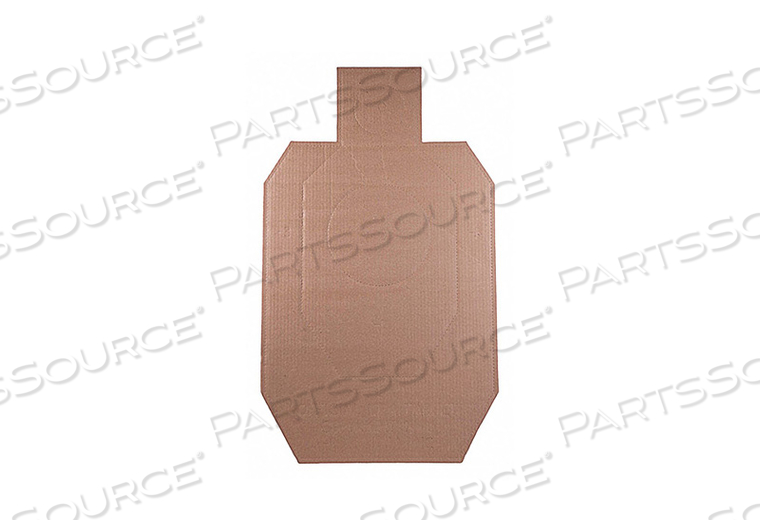 IDPA TARGET CARDBOARD PK25 by LE Targets IDPA TARGET CARDBOARD PK25 by LE Targets