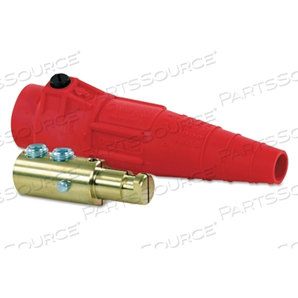 E-Z CONNECTOR, BLACK MALE, 2-2/0 by Crouse Hinds E-Z CONNECTOR, BLACK MALE, 2-2/0 by Crouse Hinds