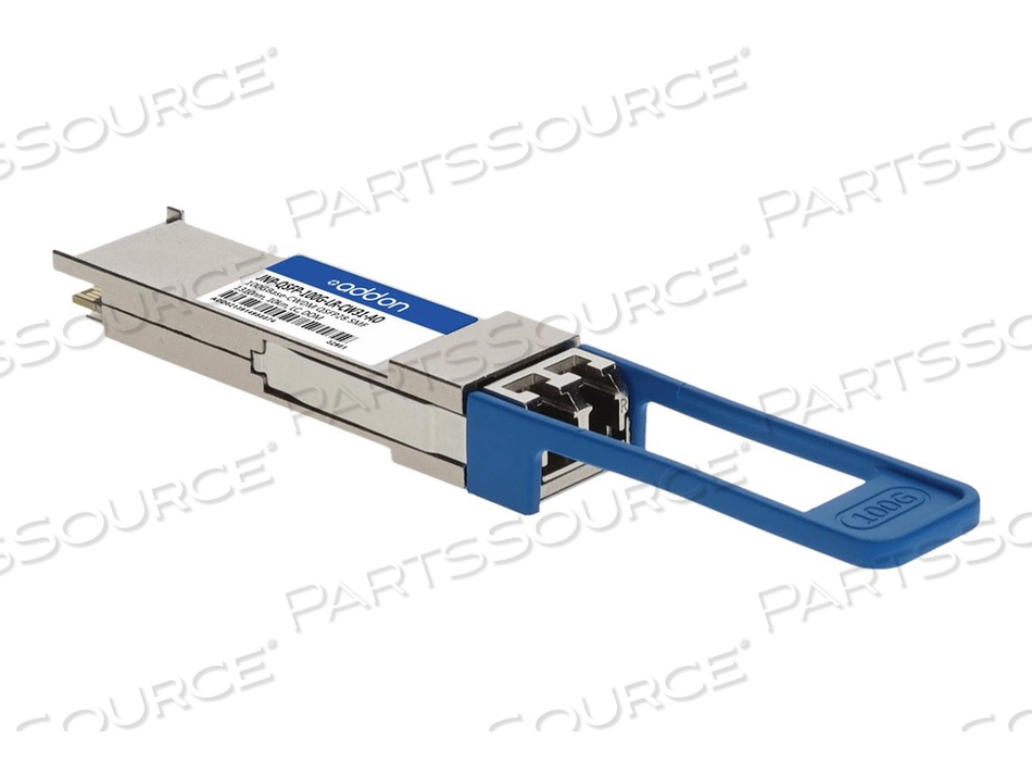 ADDON, QSFP28 TRANSCEIVER MODULE (EQUIVALENT TO: JUNIPER NETWORKS JNP-QSFP-100G-LR-CW31), 100 GIGABIT ETHERNET, 100GBASE-CWDM, LC SINGLE-MOD by ADDON ADDON, QSFP28 TRANSCEIVER MODULE (EQUIVALENT TO: JUNIPER NETWORKS JNP-QSFP-100G-LR-CW31), 100 GIGABIT ETHERNET, 100GBASE-CWDM, LC SINGLE-MOD by ADDON