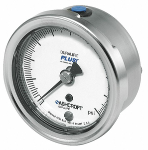 D0994 PRESSURE GAUGE 0 TO 600 PSI 2-1/2IN by Ashcroft Inc.