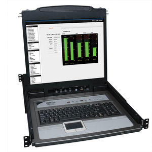 RACK CONSOLE KVM SWITCH 8-PORT 19" LCD 8 PS2/USB COMBO CABLES by Tripp Lite RACK CONSOLE KVM SWITCH 8-PORT 19" LCD 8 PS2/USB COMBO CABLES by Tripp Lite