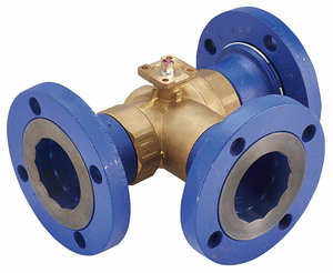 BALL VALVE 3 WAY SS TRIM FLANGED 3 by Johnson Controls
