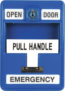 EMERGENCY PULL STATION 30VAC/DC BLUE by Dortronics Systems, Inc.