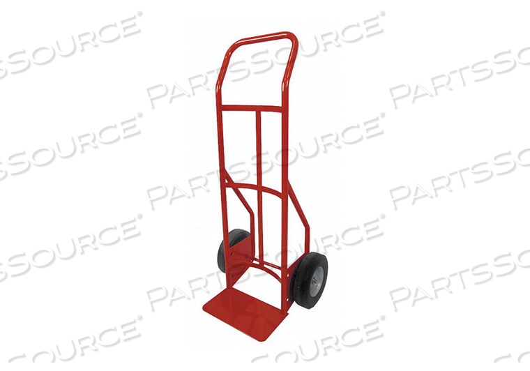 STANDARD STEEL GENERAL PURPOSE HAND TRUCK, LOAD CAPACITY 800 LB, OVERALL HEIGHT 46 IN, OVERALL WIDTH 20 1/2 IN, NOSE PLATE DEPTH 8 IN, NOSE  by DAYTON ELECTRIC MANUFACTURING CO