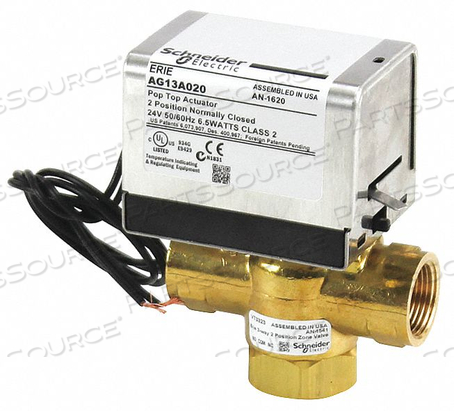 24V 3/4"NPT 3-WAY VALVE by Schneider Electric