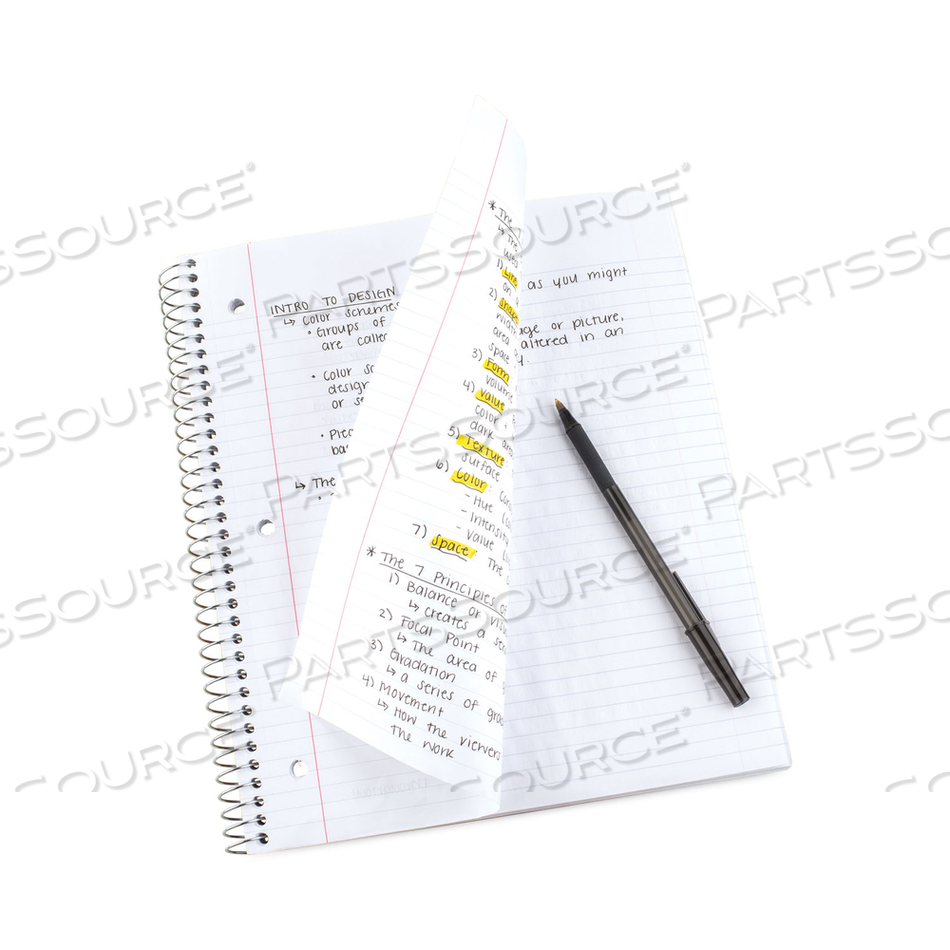 WIREBOUND NOTEBOOK, 1 SUBJECT, MEDIUM/COLLEGE RULE, RANDOMLY ASSORTED COVERS, 11 X 8.5 by Five Star WIREBOUND NOTEBOOK, 1 SUBJECT, MEDIUM/COLLEGE RULE, RANDOMLY ASSORTED COVERS, 11 X 8.5 by Five Star