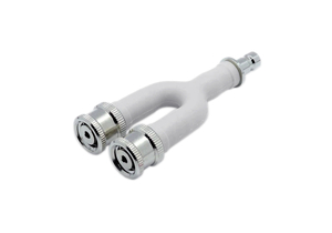 FEMALE 2 SCREW TO 1 BAYONET Y CONNECTOR FOR BLOOD PRESSURE CUFFS by GE Medical Systems Information Technology (GEMSIT)