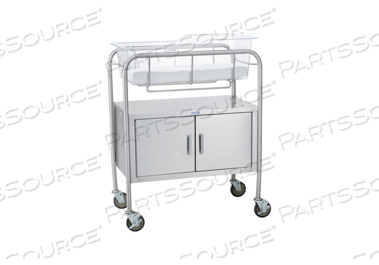 COLEMAN BASSINET KIT INCLUDES: BASSINET 31"W X 38 1/2"H X 17 3/4"D W/CLOSED CABINET, BASKET W/CARD HOLDER, MATTRESS PAD, WHITE (12" X 26" X by Blickman COLEMAN BASSINET KIT INCLUDES: BASSINET 31"W X 38 1/2"H X 17 3/4"D W/CLOSED CABINET, BASKET W/CARD HOLDER, MATTRESS PAD, WHITE (12" X 26" X by Blickman