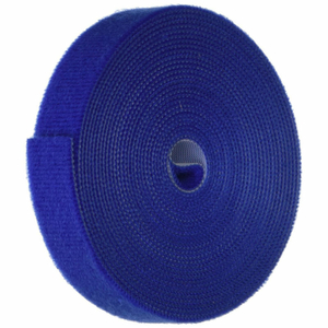 VELCRO BRAND ONE-WRAP HOOK & LOOP TAPE FASTENERS BLUE 1" X 75' by Industrial Webbing Corp.