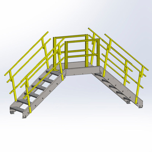 CROSS OVER BRIDGE, 35" OVERALL WIDTH, 6 STAIRS by Equipto