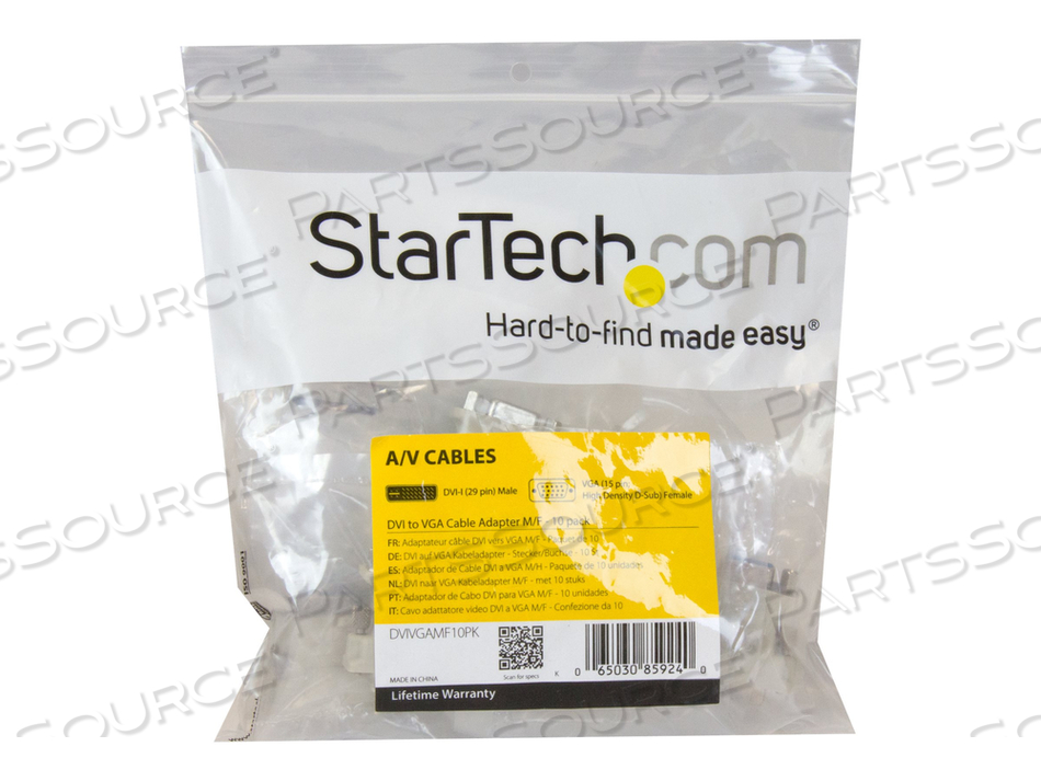 CONNECT YOUR VGA DISPLAY TO A DVI-I SOURCE - DVI TO VGA CABLE ADAPTER - DVI TO V by StarTech.com Ltd. CONNECT YOUR VGA DISPLAY TO A DVI-I SOURCE - DVI TO VGA CABLE ADAPTER - DVI TO V by StarTech.com Ltd.