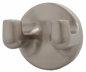 BATHROOM HOOK 2 HOOK 2-1/2IN D SATIN by Taymor