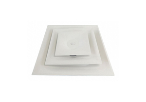 CEILING DIFFUSER,8" 24"X24" by Titus HVAC