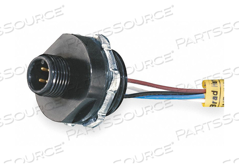 EXTERNAL THREAD RECEPTACLE 4 MALE 22 AWG by Brad Harrison