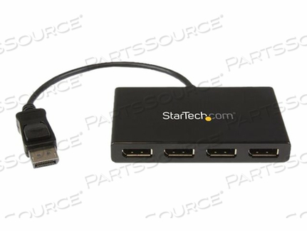 4-PORT DISPLAYPORT MULTI-MONITOR ADAPTER DRIVES 4X 1080P 60HZ DP DISPLAYS TO EXT by StarTech.com Ltd. 4-PORT DISPLAYPORT MULTI-MONITOR ADAPTER DRIVES 4X 1080P 60HZ DP DISPLAYS TO EXT by StarTech.com Ltd.