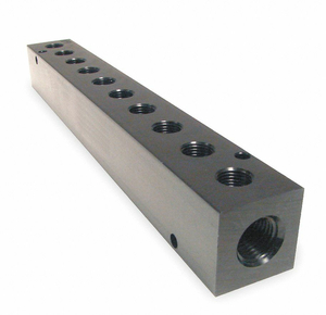 MANIFOLD METAL NPT 9-1/8 IN L by Pneumadyne MANIFOLD METAL NPT 9-1/8 IN L by Pneumadyne