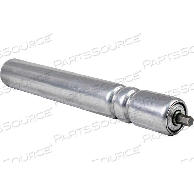 1.9" DIA. X 16 GA. GALVANIZED DOUBLE GROOVED ROLLER FOR 16" O.A.W. OMNI CONVEYORS 