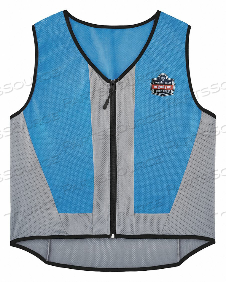 COOLING VEST 4 HR TIME XL SIZE BLUE by Ergodyne COOLING VEST 4 HR TIME XL SIZE BLUE by Ergodyne