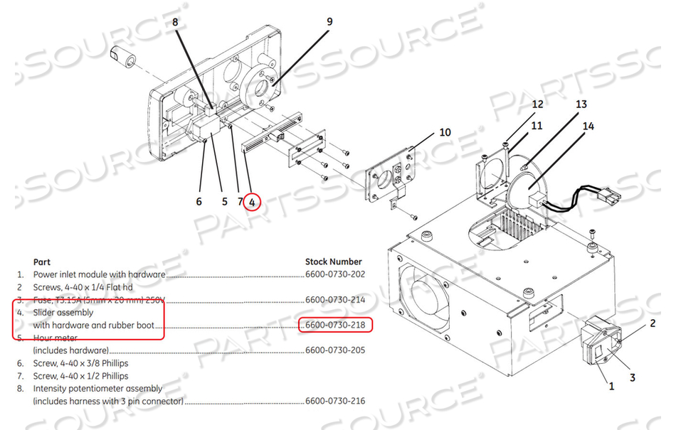SLIDE ASSEMBLY TL 