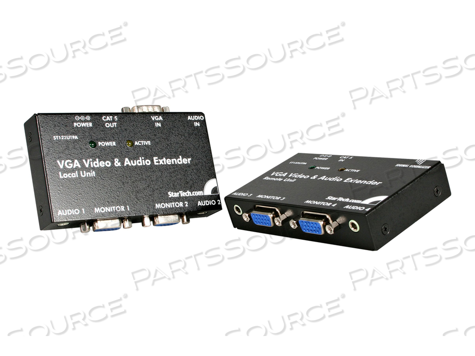 VGA VIDEO EXTENDER OVER CAT 5 WITH AUDIO by StarTech.com Ltd.