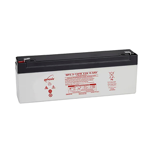 NP SERIES 12 VDC 2.3 AH CAPACITY PROPRIETARY SIZE RECHARGEABLE SEALED LEAD ACID BATTERY 2.5 IN H X 1.3 IN W X 7 IN D MULTIPURPOSE APPLICATIO by ENERSYS