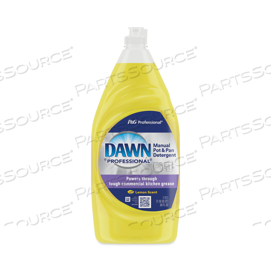 MANUAL POT/PAN DISH DETERGENT, LEMON, 38 OZ BOTTLE by Dawn