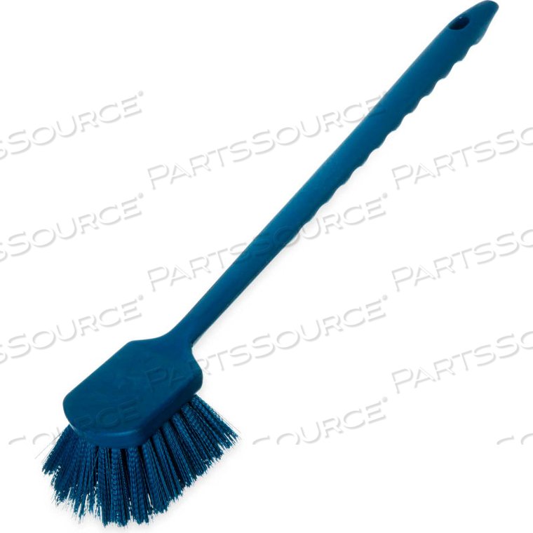 SPARTA UTILITY SCRUB BRUSH WITH POLYESTER BRISTLES, 20 IN. X 3 IN. BLUE 