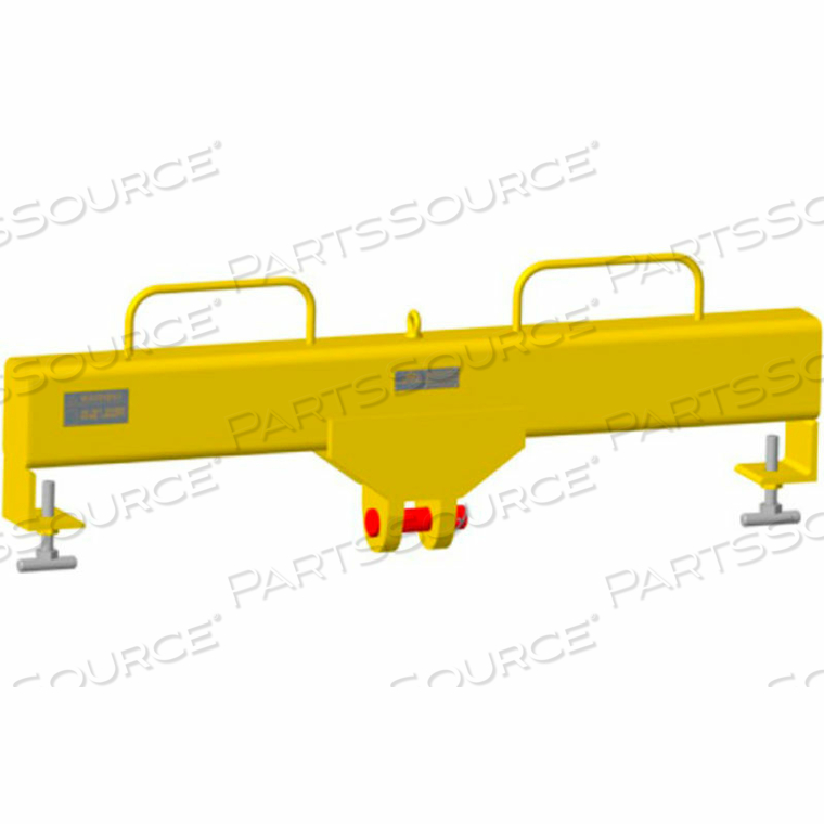 SGL HOOK FORKLIFT BEAM - 15,000 LB. CAPACITY by Machining & Welding By Olsen, Inc.