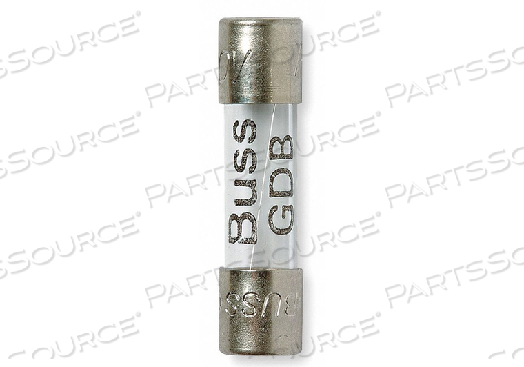 FUSE 1A GLASS GDB SERIES PK5 by Cooper Bussmann