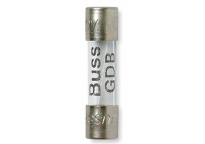 GLASS FUSE, 1A, 250V AC, GDB SERIES by Cooper Bussmann