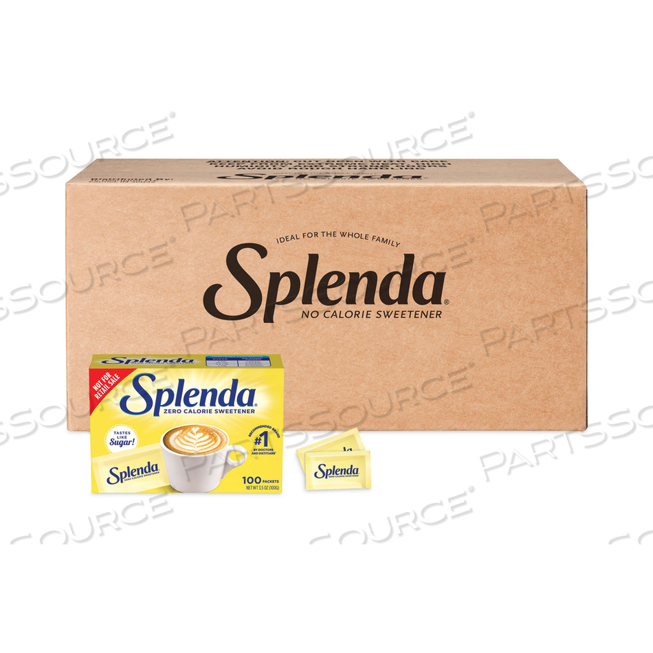 NO CALORIE SWEETENER PACKETS, 0.035 OZ PACKETS by Splenda