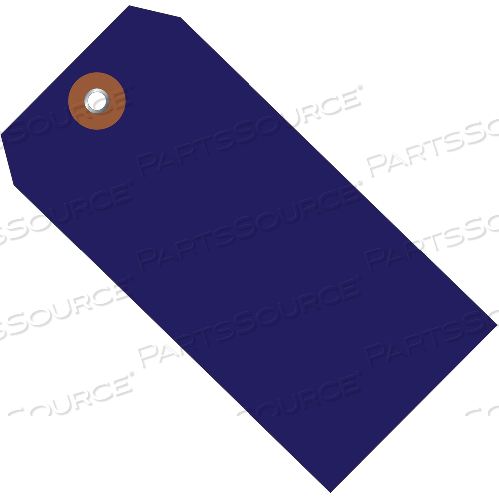 PLASTIC SHIPPING TAGS, 6 1/4" X 3 1/8", BLUE, 100/CASE by BOX Partners (Box Acquisitions, LLC)
