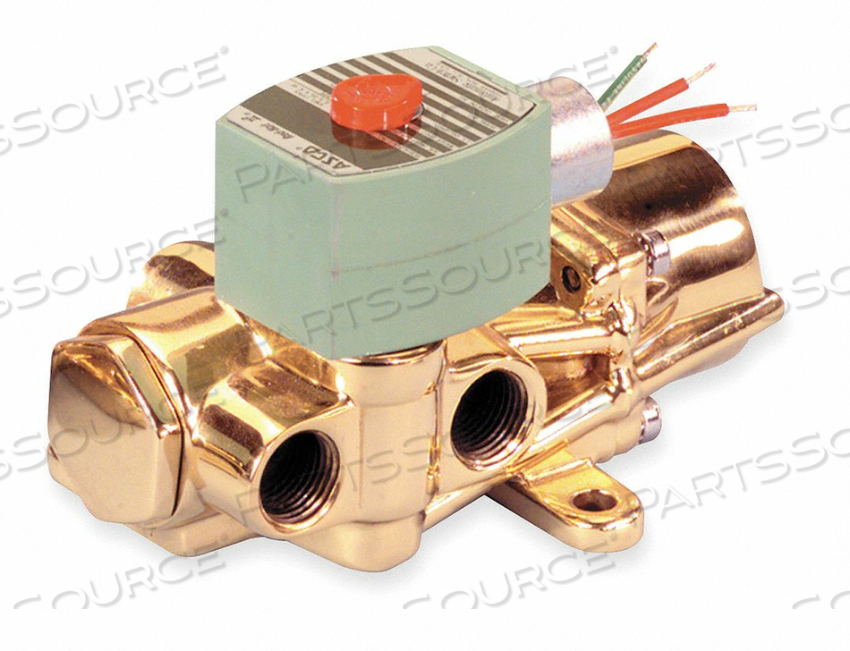 SOLENOID VALVE BRASS UNIVERSAL AIR by Red-Hat