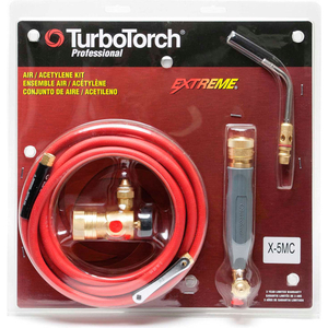 TURBOTORCH EXTREME STANDARD TORCH KITS, X-5MC KIT, AIR ACETYLENE, 12' HOSE, G4 HANDLE by TurboTorch