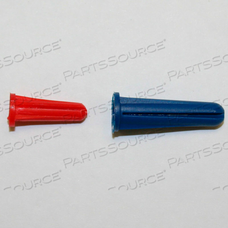 CONICAL LIP PLASTIC ANCHOR - 10-12 X 1" - PLAIN FINISH - PKG OF 100 by Brighton Best CONICAL LIP PLASTIC ANCHOR - 10-12 X 1" - PLAIN FINISH - PKG OF 100 by Brighton Best