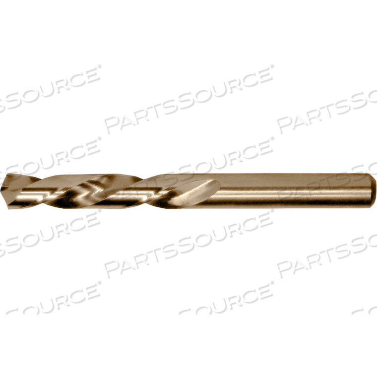 1880 7/16 COBALT HEAVY-DUTY STRAW 135 LEFT-HAND MECHANICS LENGTH DRILL by Cle-Line