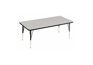 HIGHPRESSURE LAMINATETABLE 30X72 GRAY G by Correll HIGHPRESSURE LAMINATETABLE 30X72 GRAY G by Correll