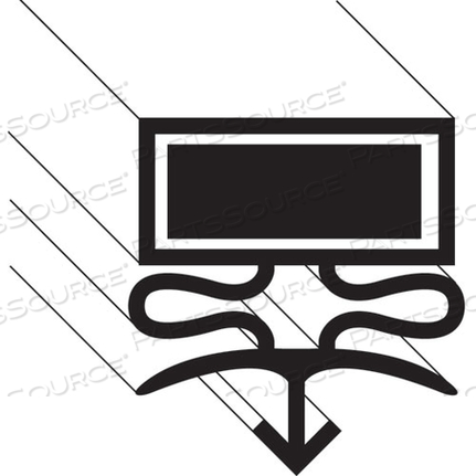 GASKET, COOLER, 15"X1-1/2" R, BLK 