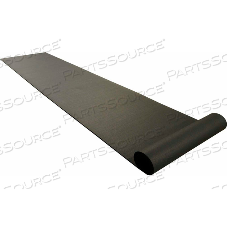 RECYCLED RUBBER ANTI-VIBRATION MAT 1/4" THICK 4' X 4' BLACK 