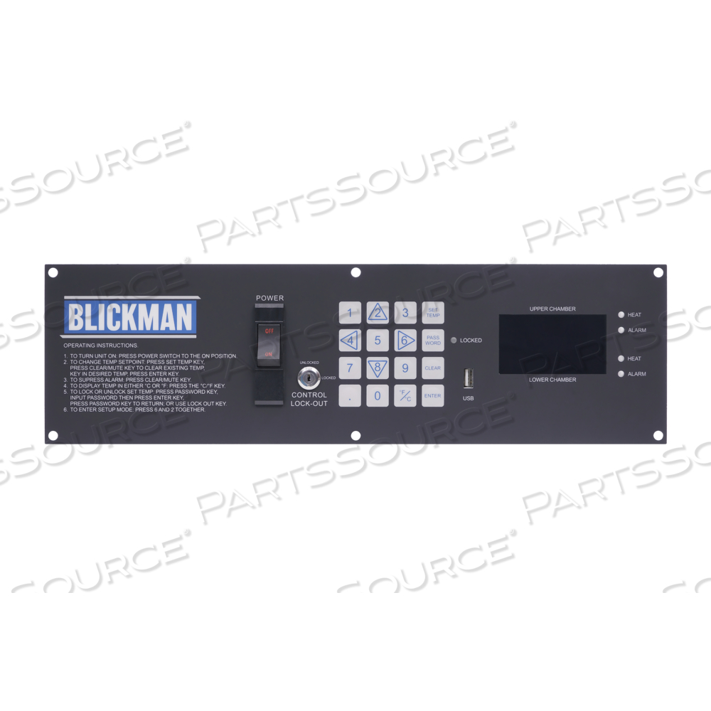 DUAL TS/TG REPLACEMENT CONTROLLER FOR 7924TS/TG WARMING CABINETS 