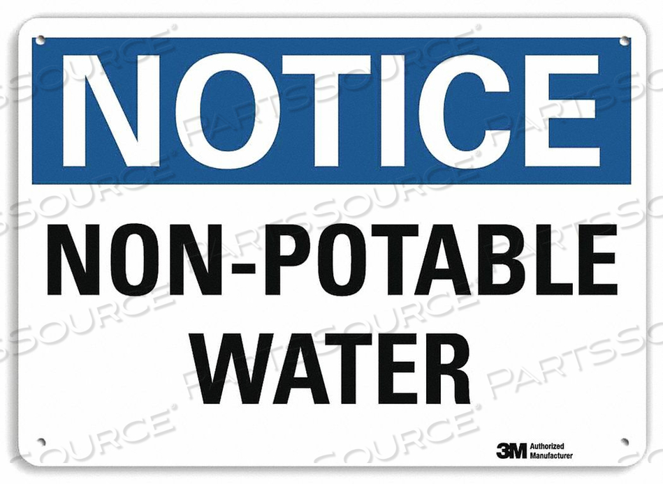 NOTICE SIGN 14 WX10 H 0.04 THICKNESS by Lyle Signs Inc. NOTICE SIGN 14 WX10 H 0.04 THICKNESS by Lyle Signs Inc.
